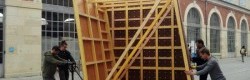 Déplacement du prototype pour l'évènement. 