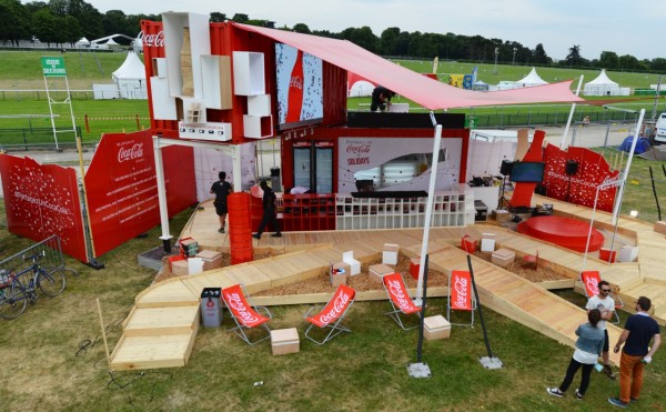 Stand Coca-Cola festivals de musique  2015