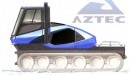 dameuse AZTEC, étude de capots moteur