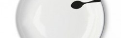 déclinaison du logo sur les assiettes