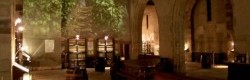 Salle de visite et de dégustation dans l'église des Cordeliers du XIIIéme siècle
